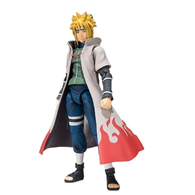 

14cm Anime Naruto Shf Namikaze Minato Pvc Action Figure Toys Model Doll Gifts For Children Christmas Game Figures Toys For Boy