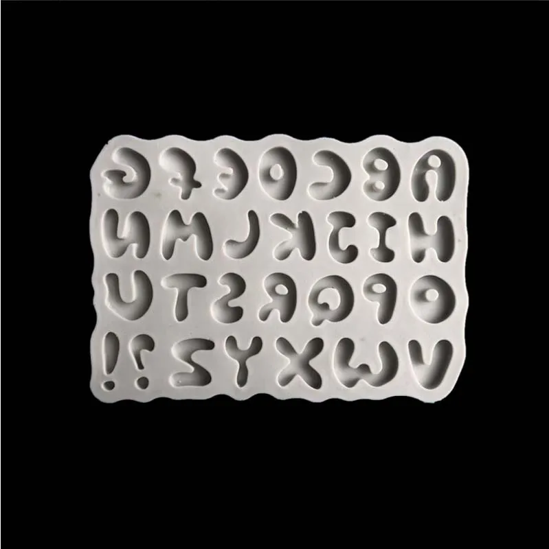 

Cartoon Letter Shape Silicone Mol Fondant Cake Chocolate Decoration Handmade Soap Aromatherapy Plaster Mold