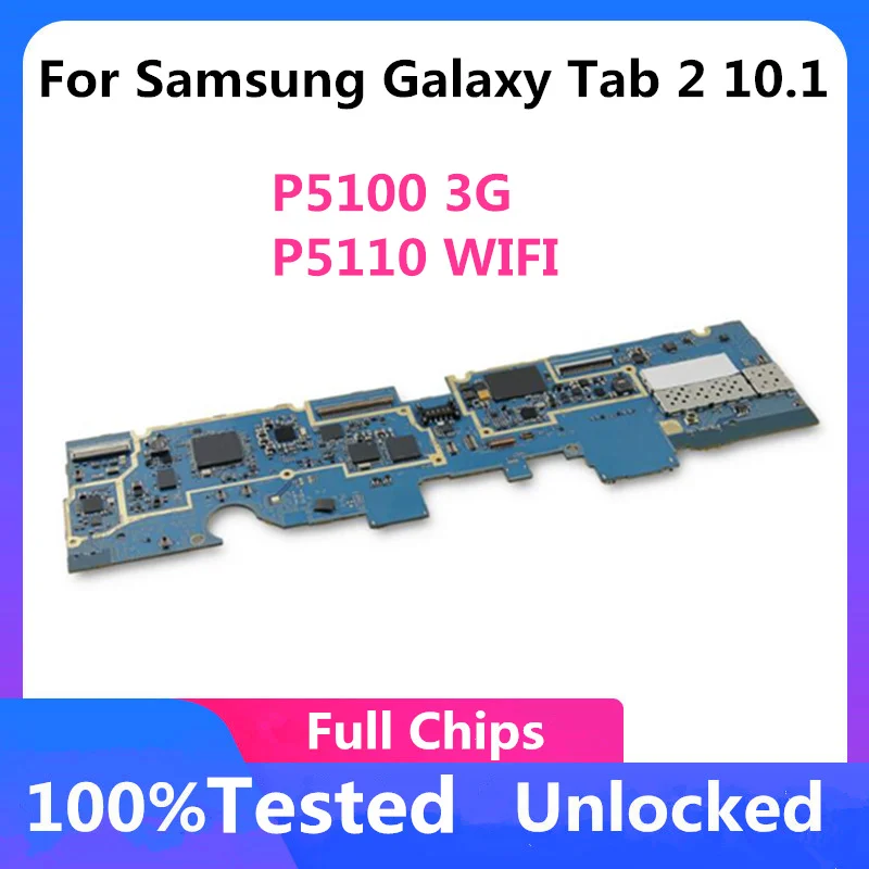 Заводская Разблокировка для Samsung Galaxy Tab 2 10 1 P5100 P5110 WIFI и 3G материнская плата