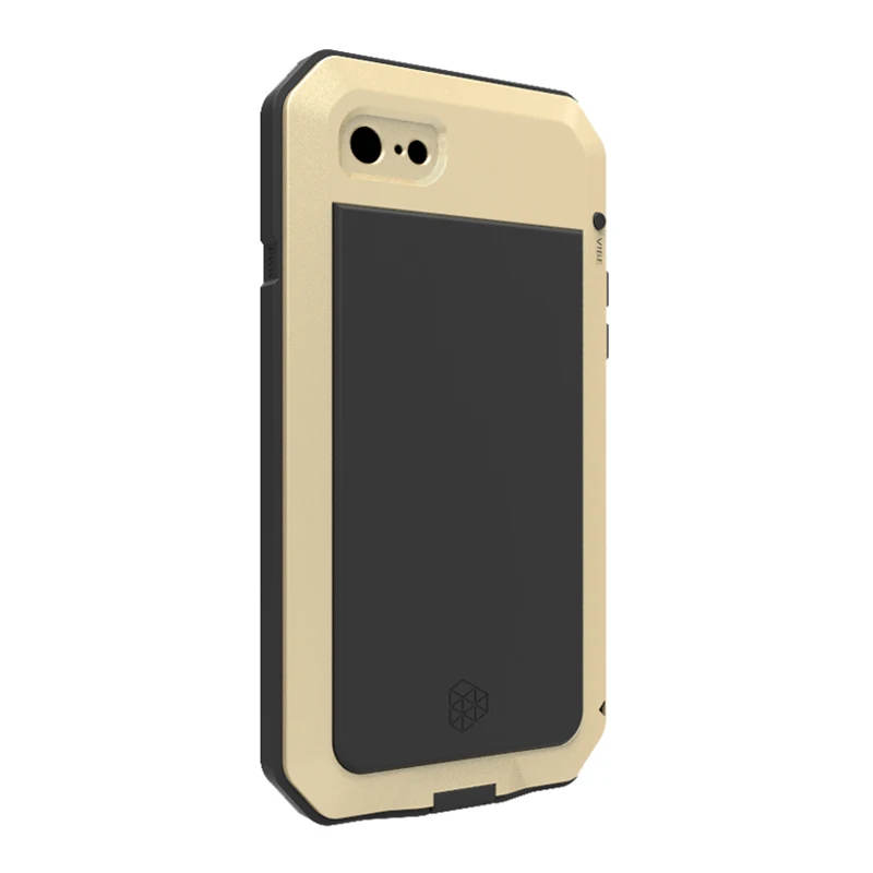 Military Grade Anodized Aluminum Heavy Duty Full Body Dual Layer Rugged TPU and Metal Protective Case for iPhone 7 8 SE | Мобильные