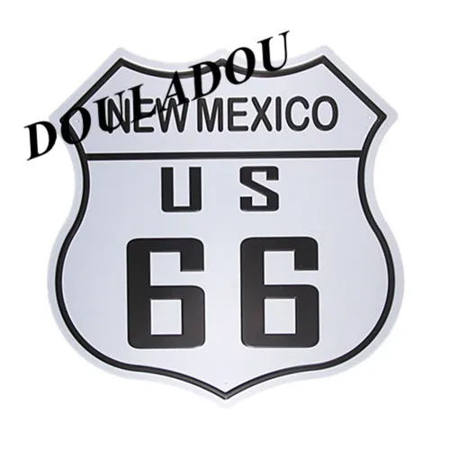 Плакат [Douladou] на газовом мотоцикле Route66 настенные знаки с популярным стержнем для