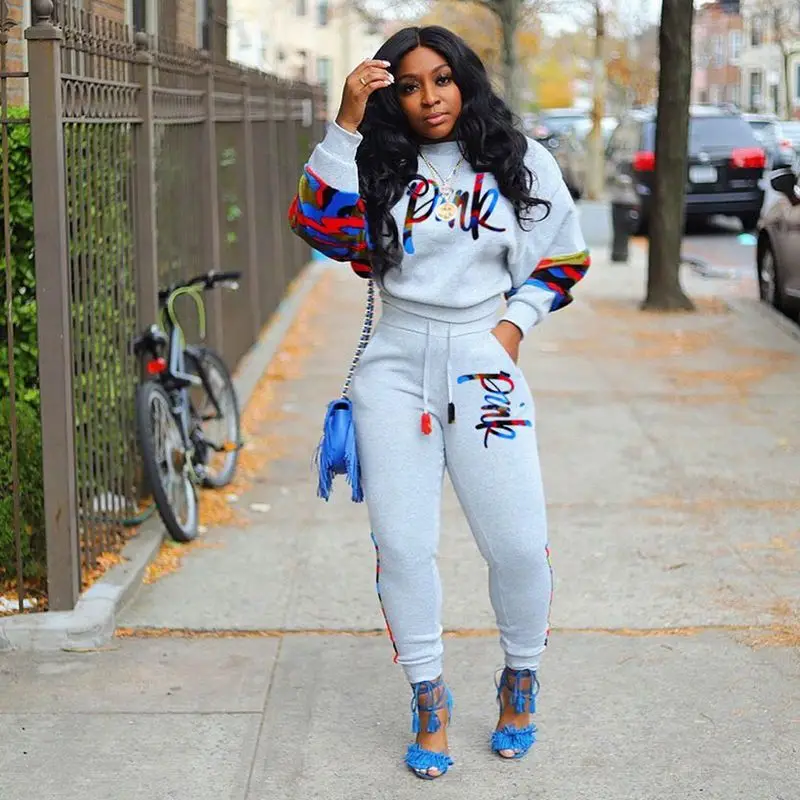 Женский спортивный костюм YICIYA комплект из двух предметов топ и брюки с капюшоном