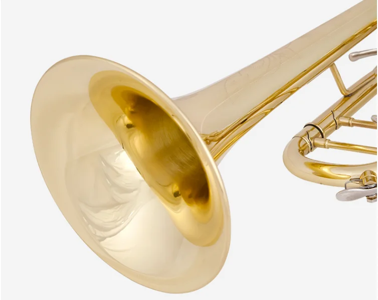 Сделано в Японии 8335 Посеребренная маленькая труба Bb плоский инструмент латунные