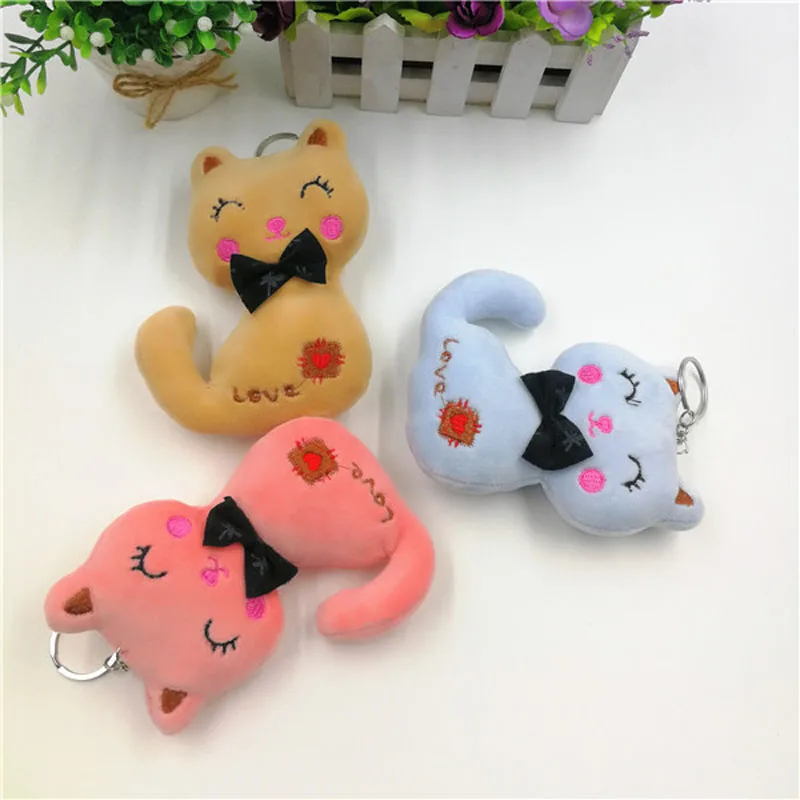 13 см свадебное украшение Kawaii большой любовный Кот плюшевая мягкая игрушка кукла