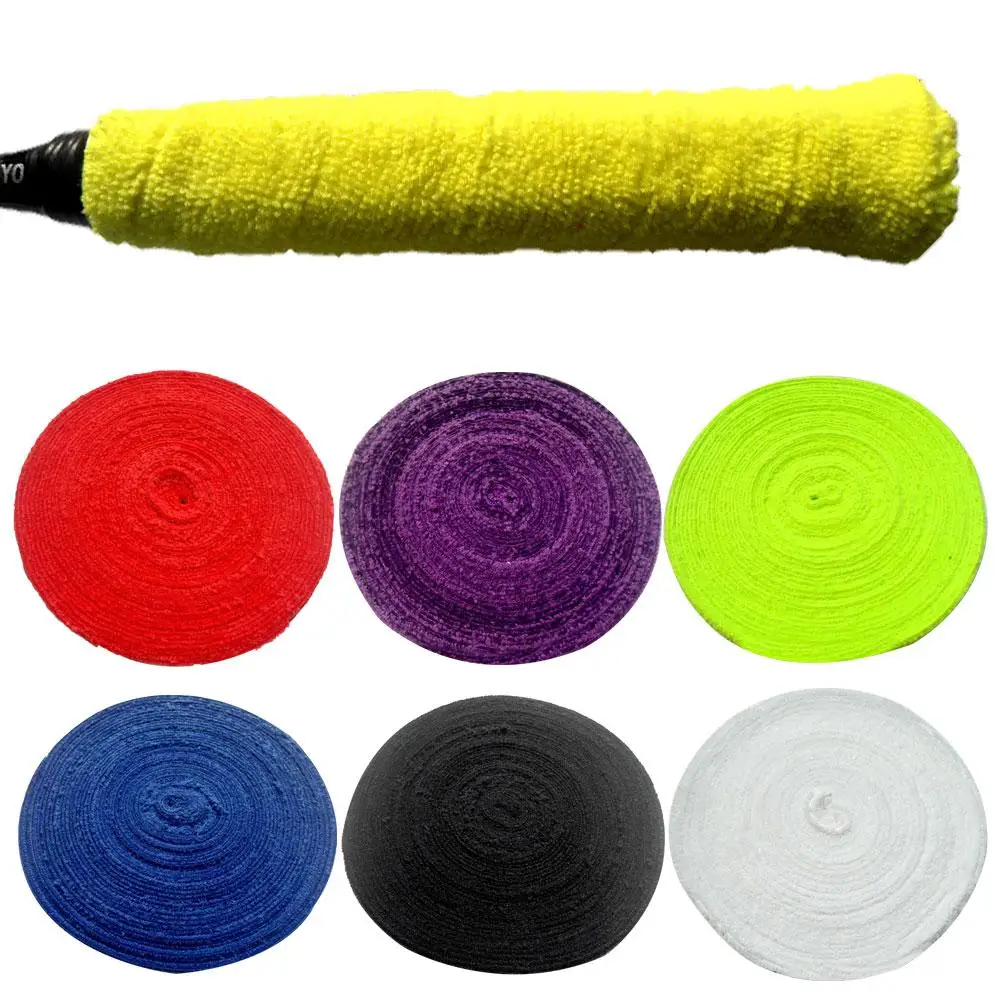 

Badminton Tennis Racket Handle Grip Absorb Sweat Anti-slip Wrapping Towel Band Fishing Skidproof Sweat Band grip