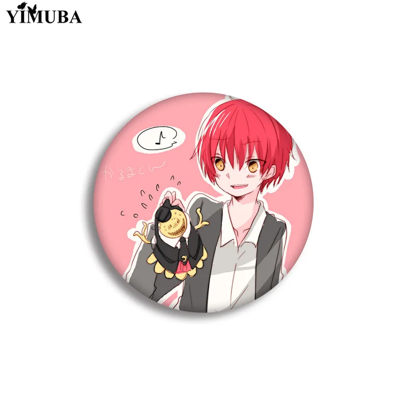 Коллекция брошей в классе убийц Shiota Nagisa Akabane Karuma фигурки мультяшный узор значок