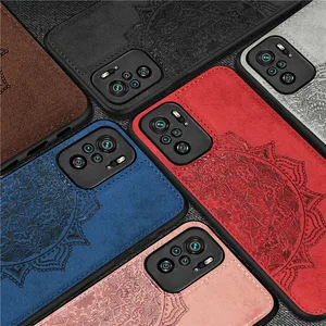 for xiaomi redmi note 10 case pattern texture printing cotton fabric cover for redmi note 10 pro case for redmi note 10t 5g free global shipping