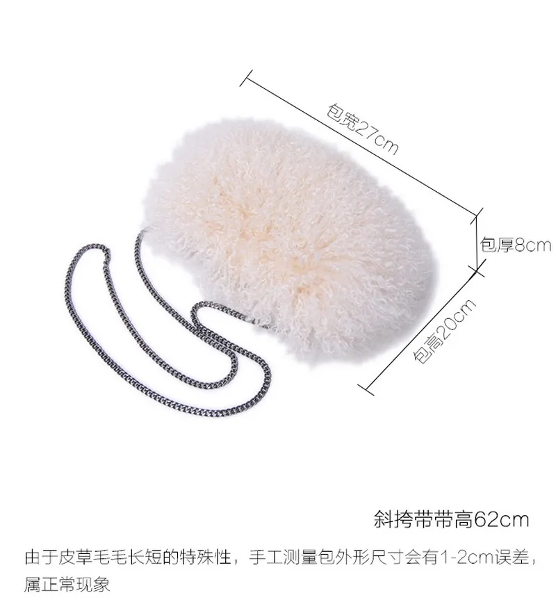 Новинка 2020 тибетская сумка из меха ягненка сумки через плечо зимние женские на