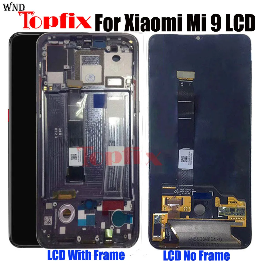 Оригинальный ЖК дисплей AMOLED 6 39 дюйма для Xiaomi Mi 9 с сенсорным экраном и