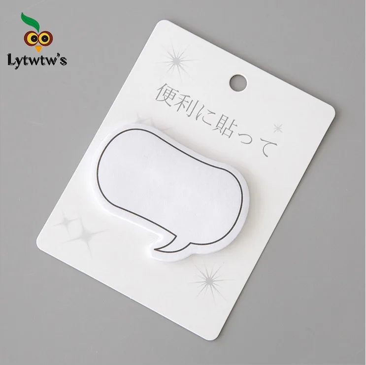Японский Kawaii Dialog липкий блокнот Lytwtw 5 шт. креативный почтовый Filofax канцелярские
