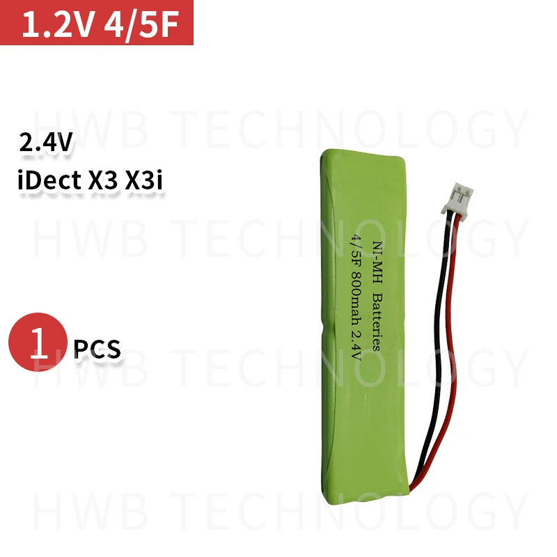 1 шт./лот Sanik ni mh 2 4 в 800 мАч аккумуляторная батарея для телефона iDect X3 X3i 2SN 3/5F60H H JP2