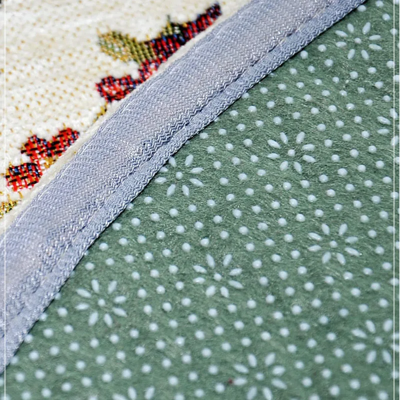 Винтажный толстый Овальный ковер в европейском пасторальном стиле для гостиной