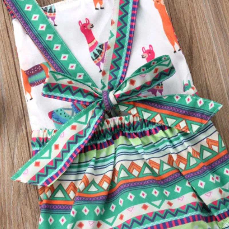 Детское боди с бахромой без рукавов открытой спиной | Мать и ребенок