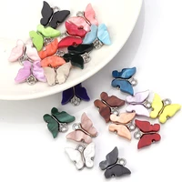 10pcslot rhodium color animal butterfly charms for jewelry making pendants necklaces cute earrings diy handmade accessories
