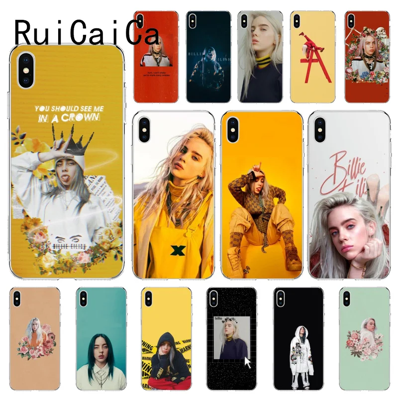RuiCaiCa Billie Eilish Khalid TPU чехол для телефона iPhone 5 5Sx 6 7plus 8 8Plus X XS MAX XR 11pro Max | Мобильные