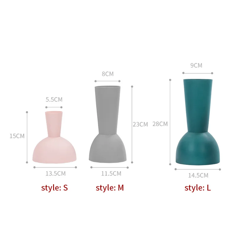 

Nordic Ceramic Vase Solid Color Vases for Flowers Minimalist Abstract Art Crafts Desk Decoration Flower Arrangement Ornaments