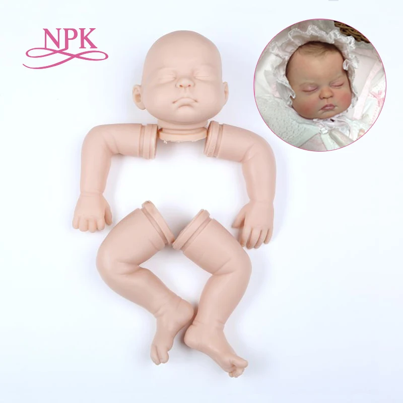 

Комплект кукол реборн Шарлотта NPK 20 дюймов, мягкий виниловый на ощупь свежий цвет, части кукол