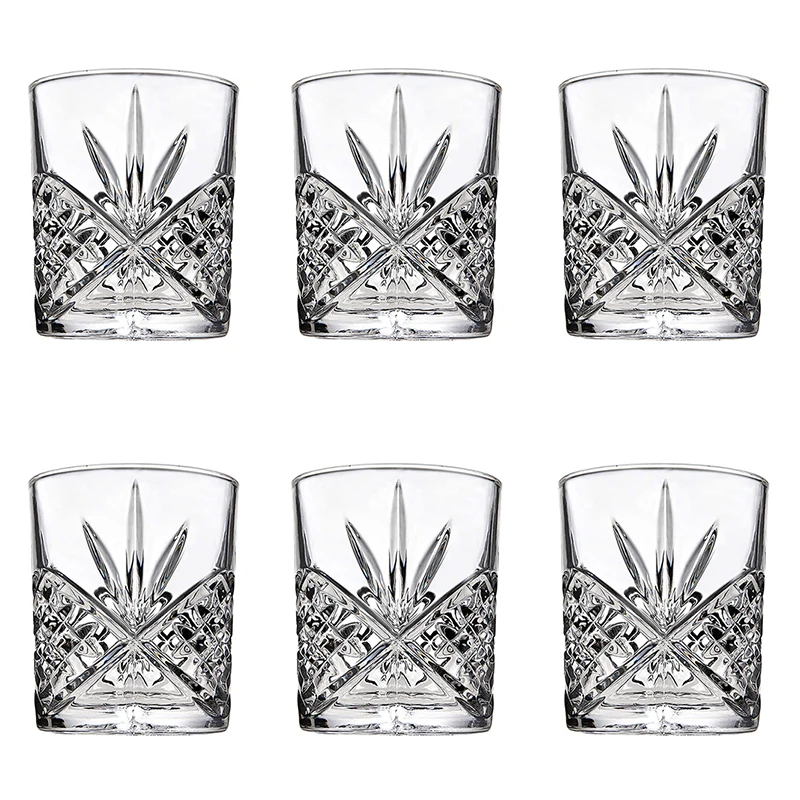 

Hellodream lead-free classic design whiskey glass old fashioned glass for whiskey scotch Set of 4-11.49 oz