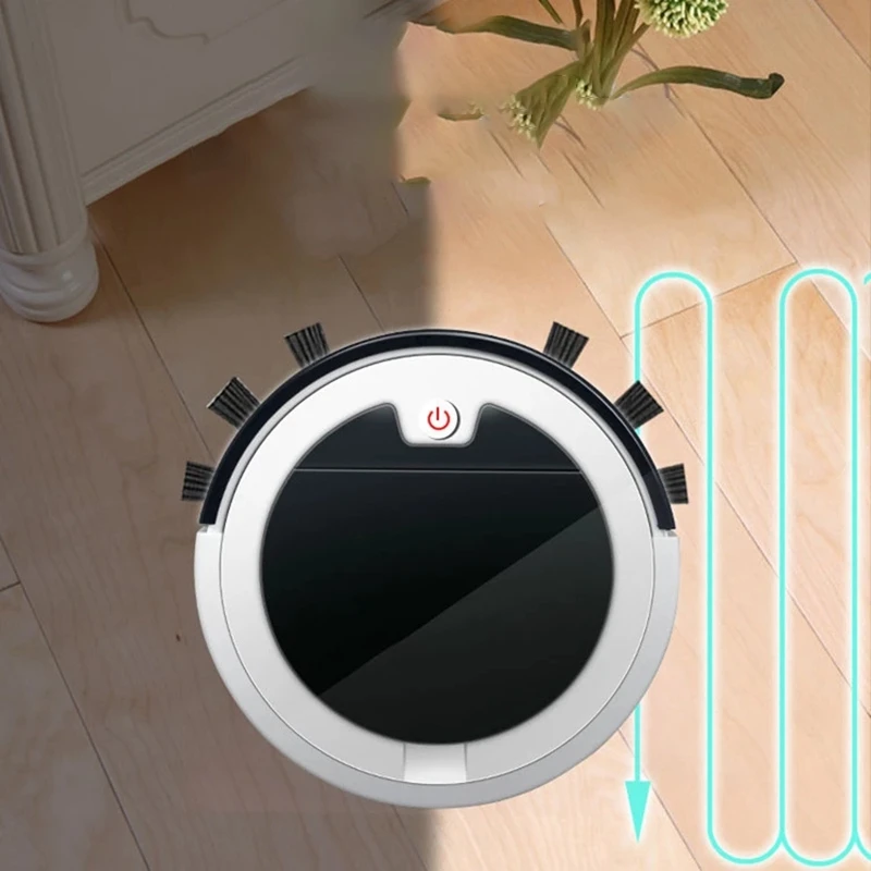 

Robotic Vacuum Cleaner with Self-Charging, 360 Smart Sensor Protectio, Multiple Cleaning Modes Vacuum Best For Hairs