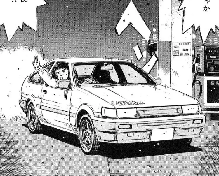1/24 начальный D Takeuchi дерево AE85 Левин 05734
