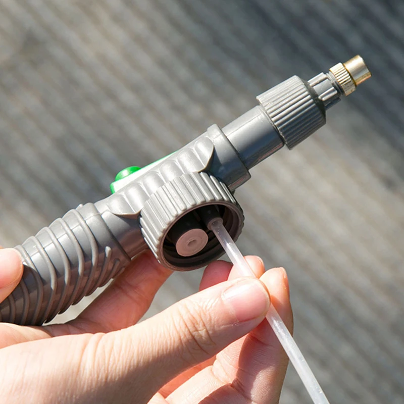 

High Pressure Manual Sprayer Adjustable Drink Bottle Spray Garden Watering Tool