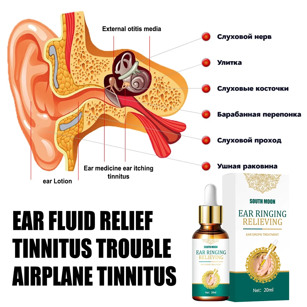 Ушные капли в ушах нежный очиститель ушей лечение инфекции Очищающий раствор