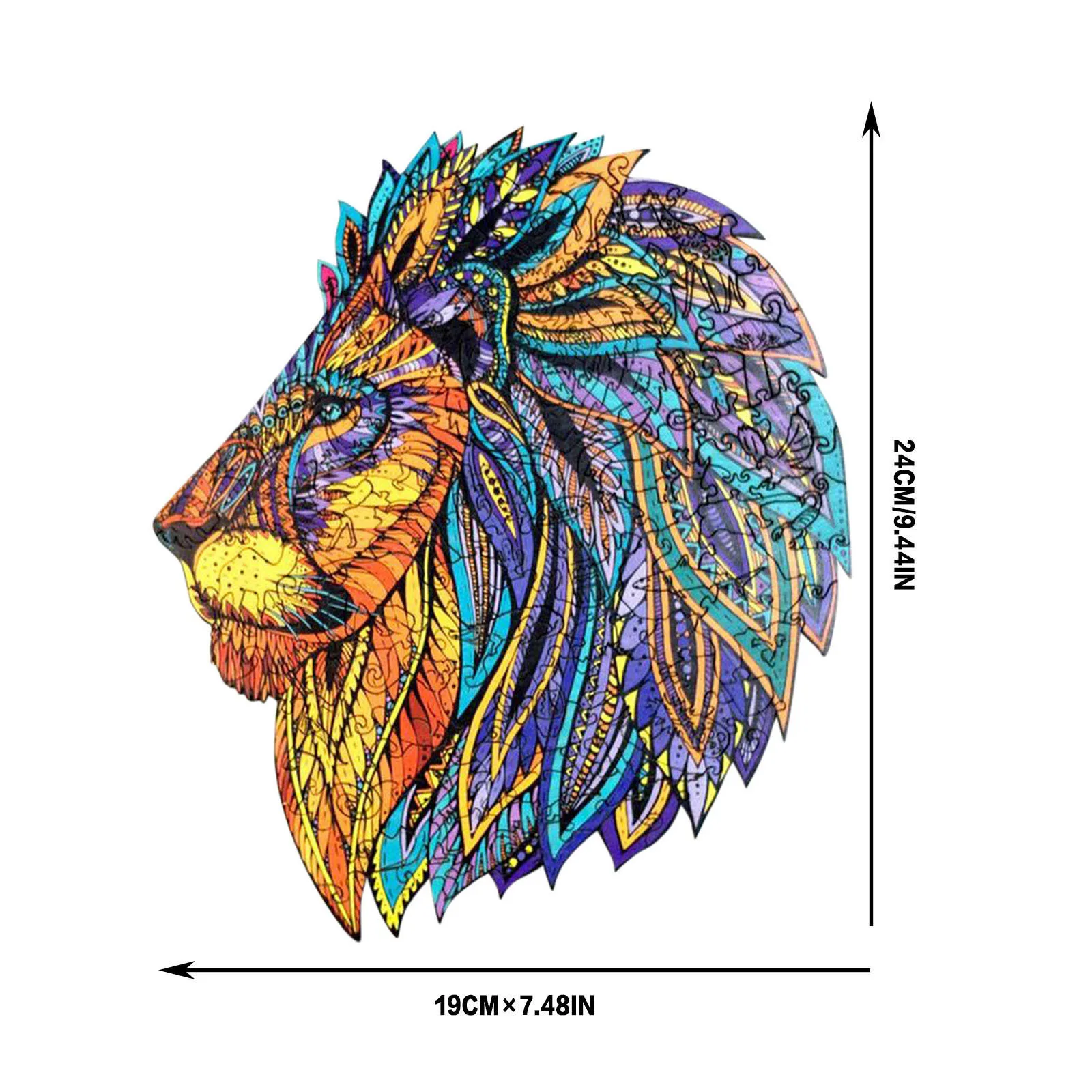 

Wooden Jigsaw Puzzles For Adults Unique Shape Jigsaw Pieces Children Educational Holiday Gift Irregular Puzzle Wooden Taste #L