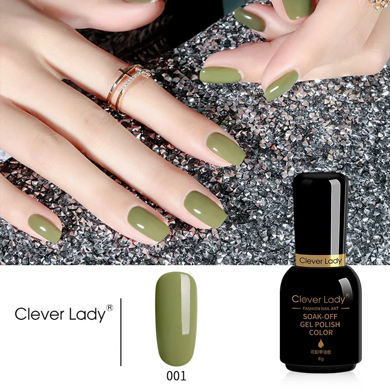 

European New Style Nail Polish Avocado Series Matcha Green Avocado Pumpkin Green White DIY Nail Polish Art Decoration