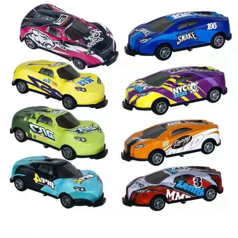 

1pc Pull Back Mini Vehicle Cartoon Car Kids Birthday Party Toys For Boys Funny Baby Kids Educational Model Plastic Toy Gift