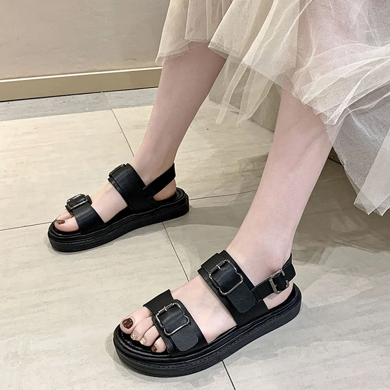 

All-Match Fashion Womens Shoes 2021 Clear Heels Beige Heeled Sandals Muffins shoe Luxury Low Black New Summer Comfort Clogs Beac