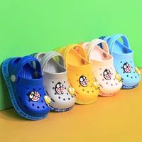 childrens summer cartoon cute cave hole shoes duckling boys and girls comfortable soft soled sandals toddler shoes girl