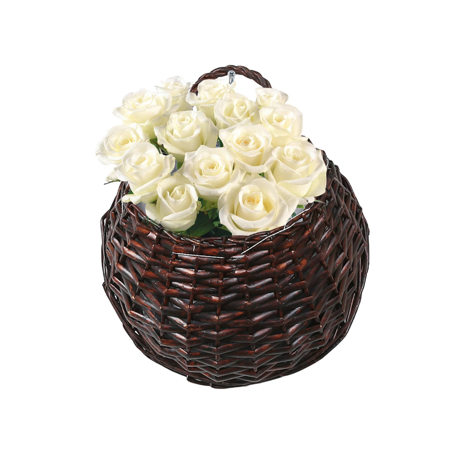 

Artificial Rose Flowers Hanging Vines Plants Plastic Fake Rose Vine Greenery， Indoor Outside Garden Wedding Hanging Decoration