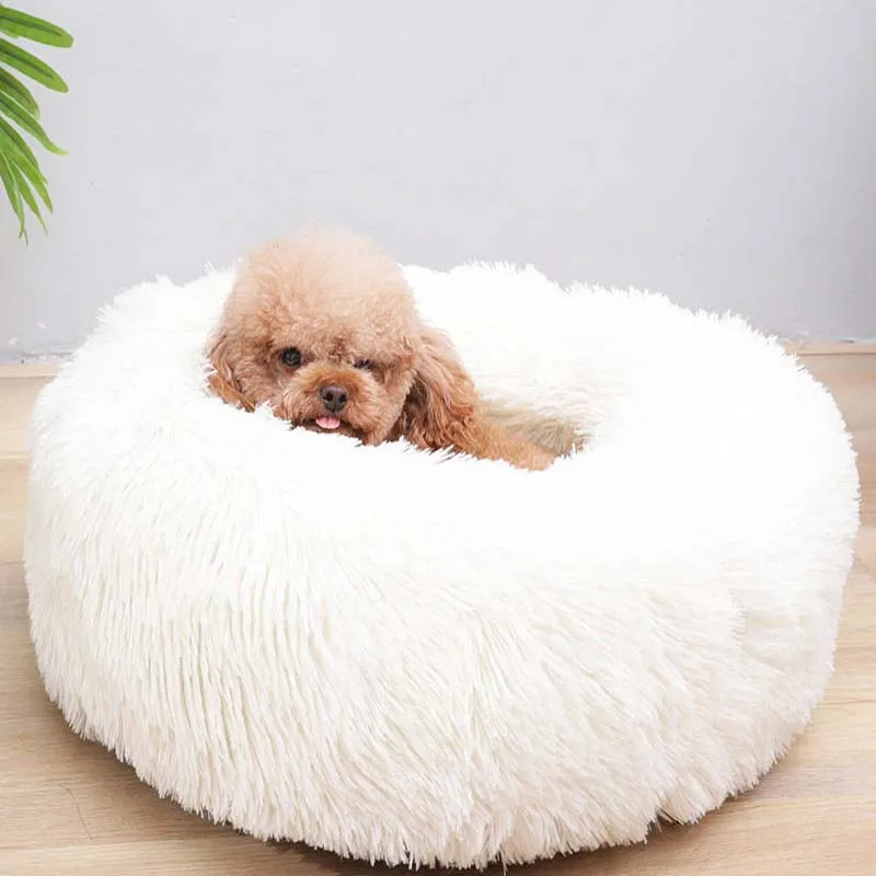 Питомник Doghouse глубокий спящий Кот гнездо длинный плюшевый зимний теплый коврик