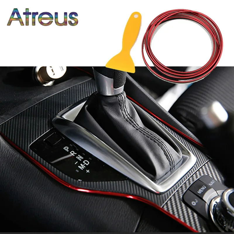 Молдинги для салона автомобиля 5 м Декоративная полоса Seat Leon 5f Mk3 Ibiza 6l 6j FR Altea Ateca Mk2
