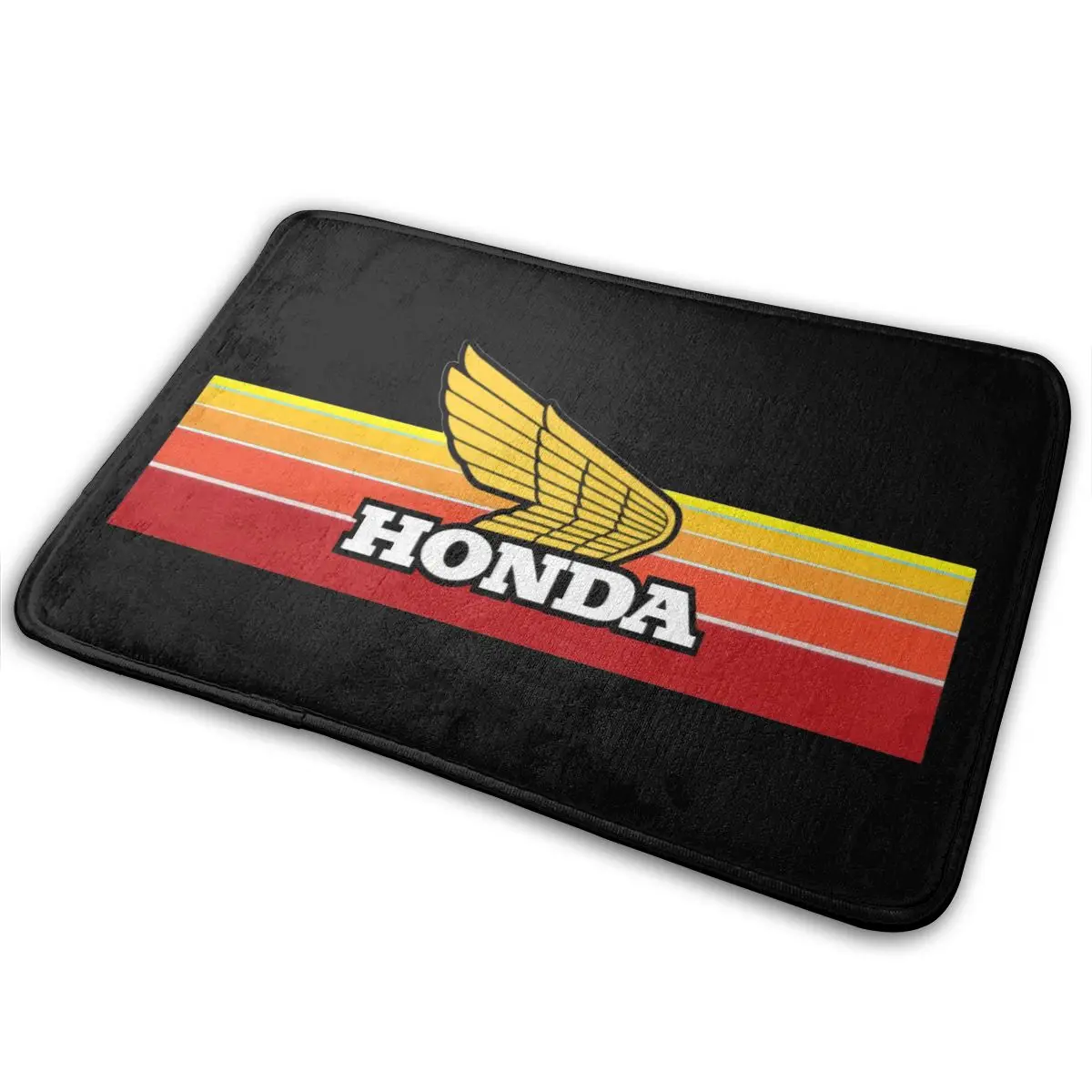 Ретро Honda Wing логотип гоночный мотоцикл автомобильный Alfombra Moto Tapis ковер для
