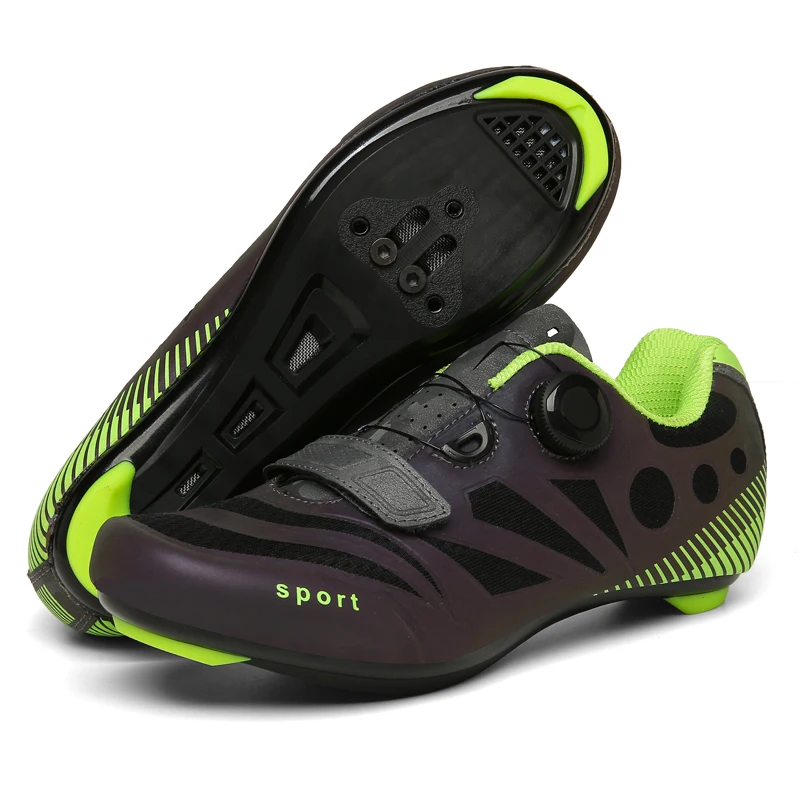 

Professional Self-Locking Cycling Shoes Outdoor Breathable Road Bicycle Shoes Anti-Skid Sneakers Racing Road Bike SPD Cleat Shoe