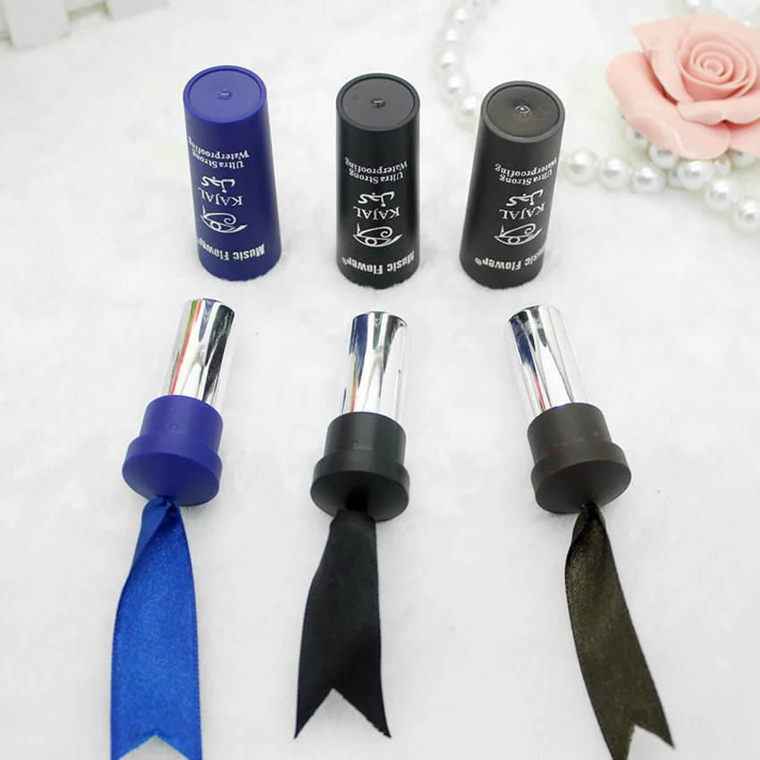 Синяя/черная/коричневая водостойкая Дымчатая подводка для глаз твердая Толстая