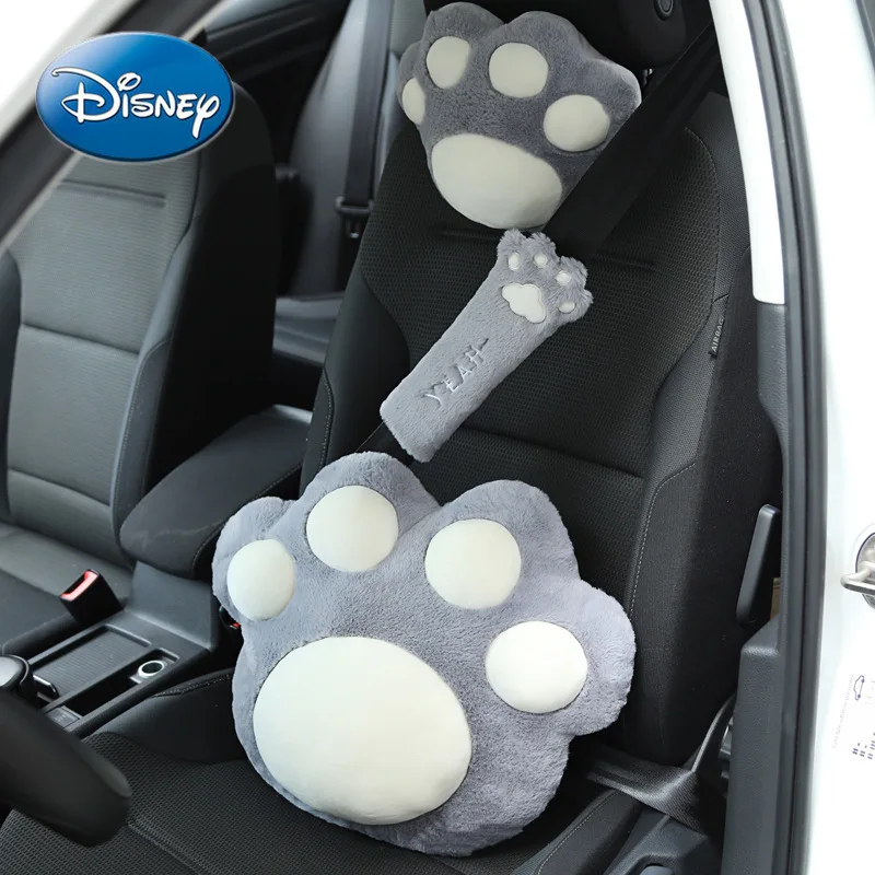 

Disney Car Creative Interior Decoration Plush Headrest Neck Pillow Pillow Seat Belt Shoulder Protection Supplies