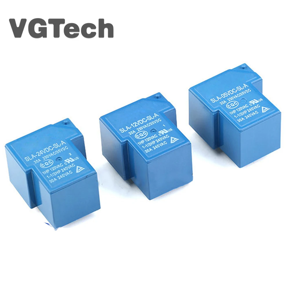 

Реле DIP4 SLA- 05VDC 09VDC 12VDC 24VDC -SL-A 5V 9V 12V 24V T90 30A