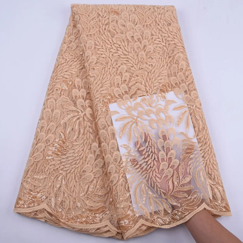 Африканское молочного цвета Шелковое кружево ткань 2020 французская Тюлевая
