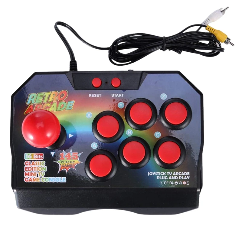 Горячая 3c-ретро аркадная игра джойстик игровой контроллер Av Plug Геймпад Консоль с