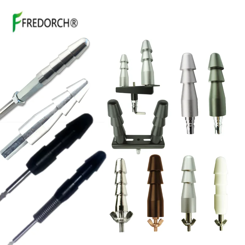 Fredorch Metal Dildo DIY Penis Toys Attachments Suitable for Saber Saw American Screw Connector VAC-U-Lock Interface Sex Machine