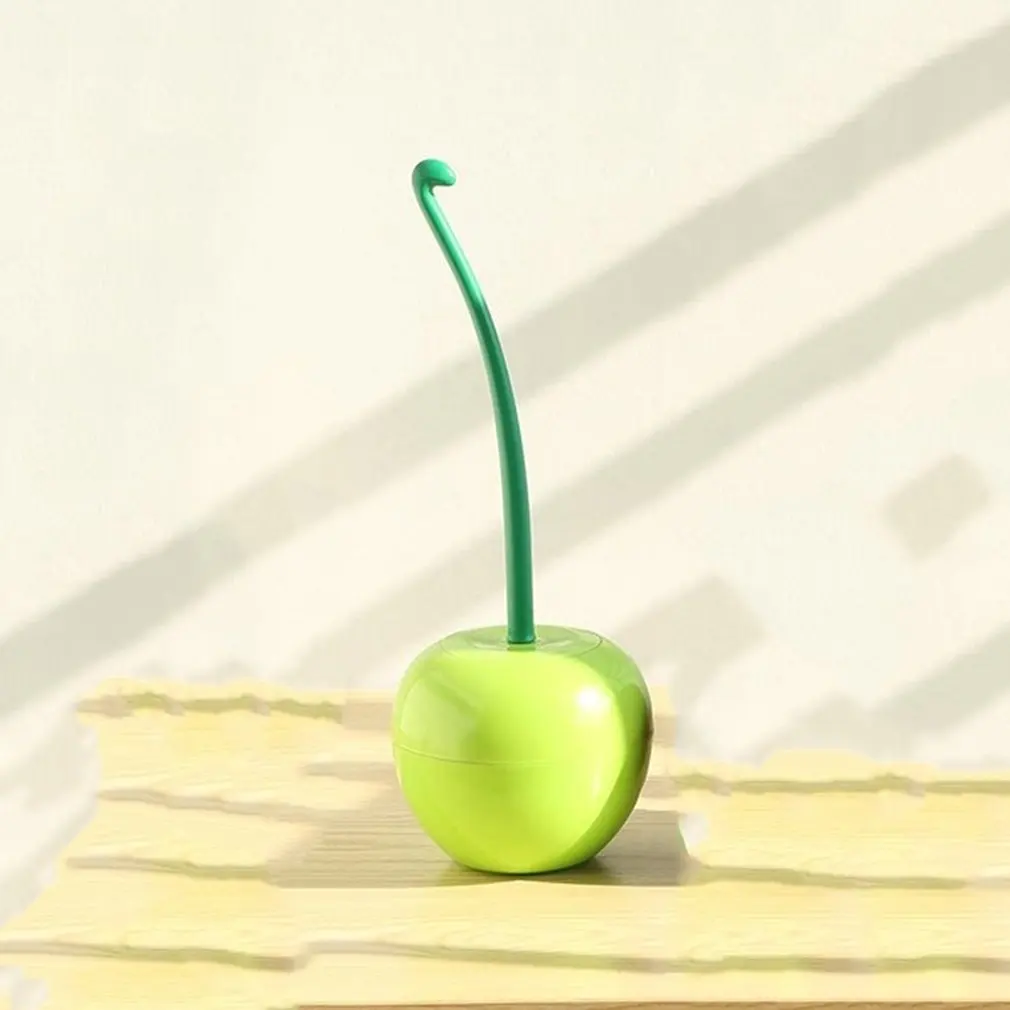 Забавный Вишневый Дизайн Унитаз щетка для чистки ванной комнаты держатель