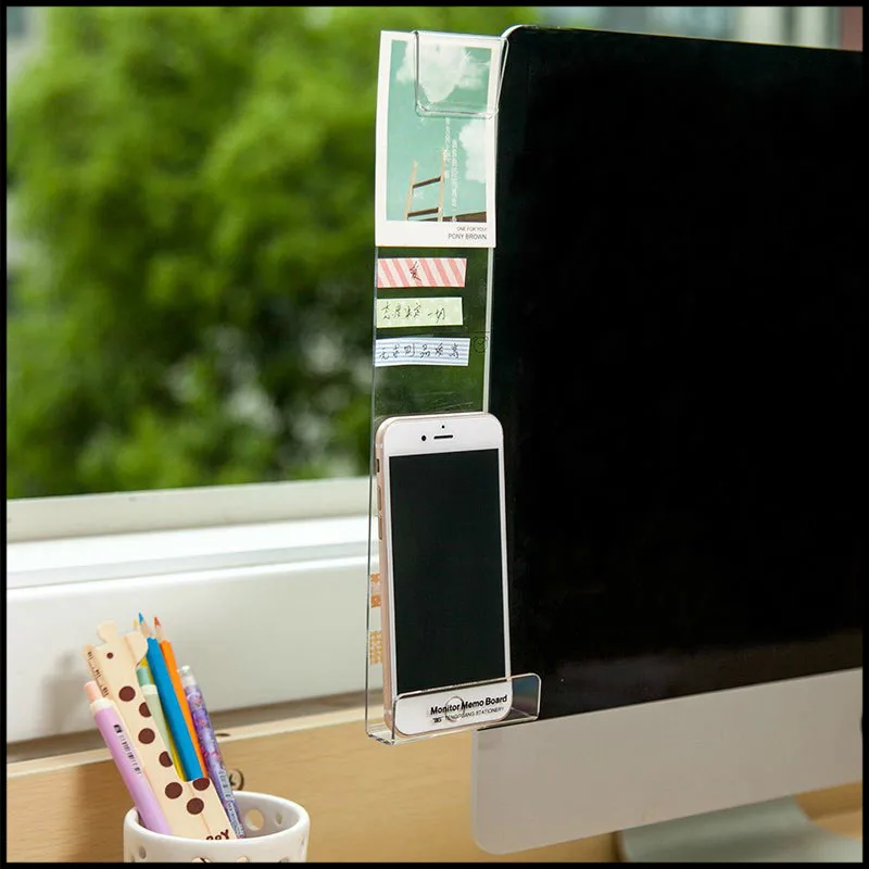 Стикер на экран компьютера акриловая памятка с зарядным отверстием держатель