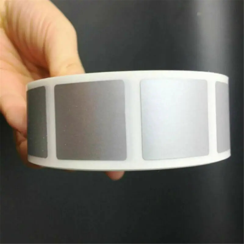 

20PCS/Sheets Silver Square Label Shape Scratch Off Stickers 25*25mm/ 23*43mm