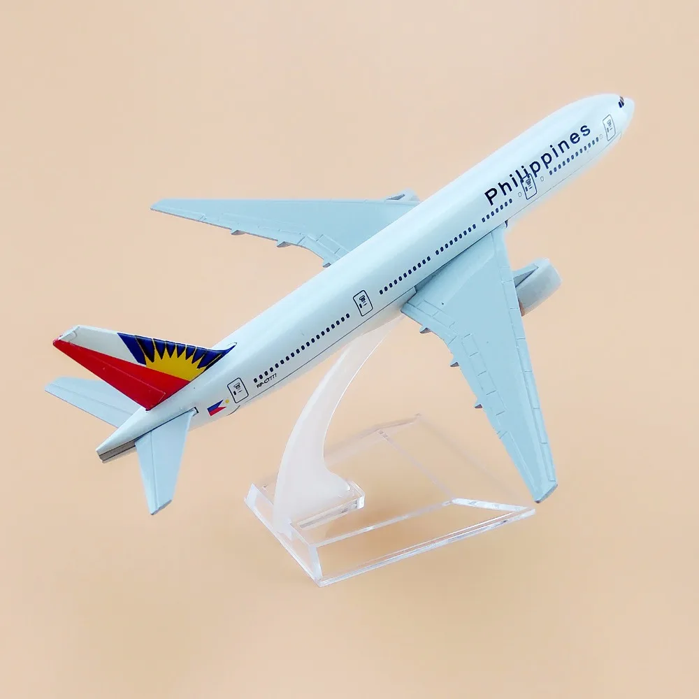 16 см Air Филиппины B777 Boeing 777 дыхательные пути авиакомпаний металлический сплав