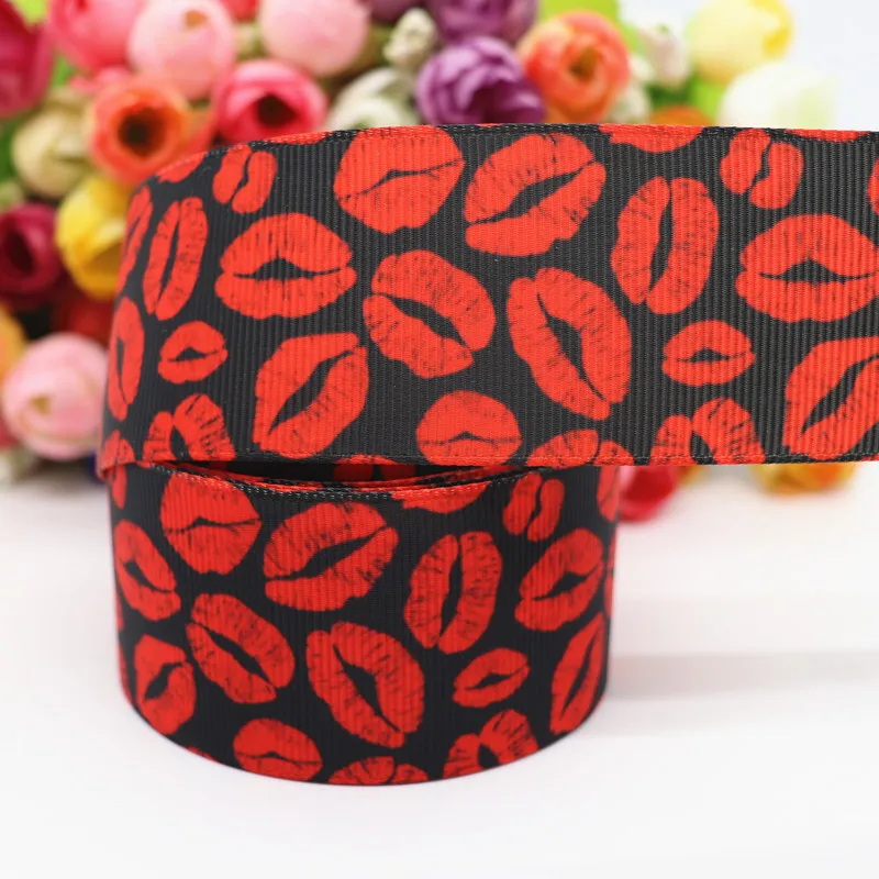 10 ярдов 1 5 &quot38 мм корсажная лента любовь ко Дню Святого Валентина печатных ленты