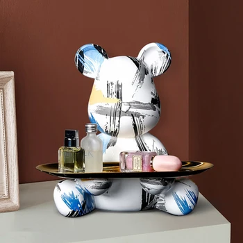 Graffiti Bear Nordic Decorative Tray 1
