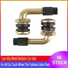 1 пара колес высокой плотности из алюминиевого сплава, многокомпонентный стержень клапана шины, 90 градусов, детали бескамерных клапанов для колес мотоцикла