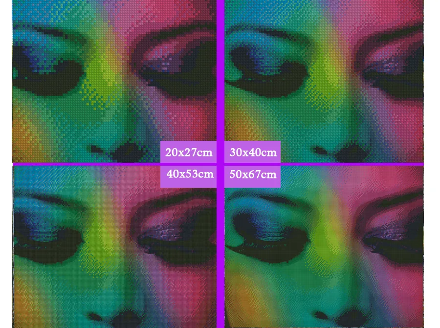 Набор для алмазной вышивки Стразы сделай сам радужная поверхность Круглые узоры